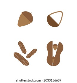 peanut Logo illustration vector design