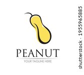 peanut logo vector illustration design template