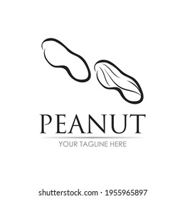 peanut logo vector illustration design template