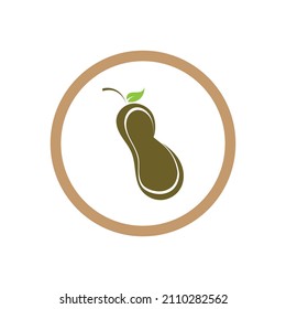 peanut logo vector illustration design template