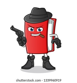peanut mavia mascot vector cartoon illustration
