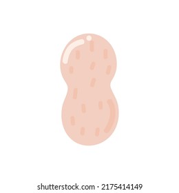 peanut nature food cartoon icon