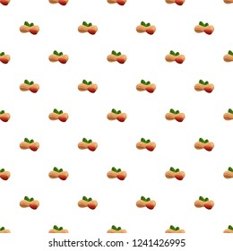 Peanut pattern seamless vector repeat for any web design