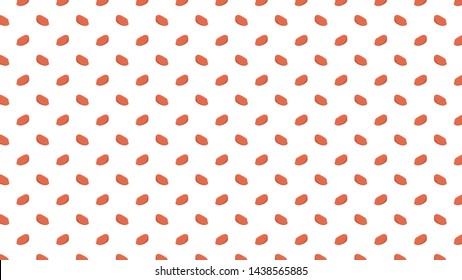 peanut pattern vector. wallpaper. free space for text. copy space. background. peanut on white background.