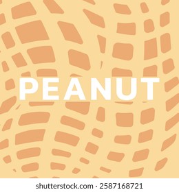 peanut shell texture, Peanuts pattern. Vector background with stripes Peanuts