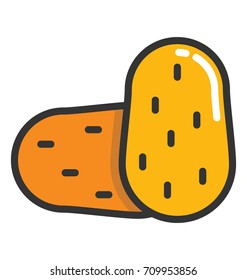 Peanut Vector Icon