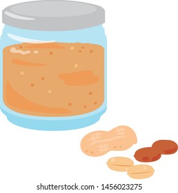 Peanuts and bottled peanut butter