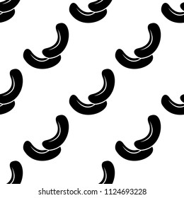 peanuts icon. Element of nuts icons for mobile concept and web apps. Pattern repeat seamless peanuts icon can be used for web and mobile apps on white background