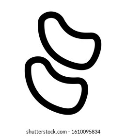 peanuts icon isolated sign symbol vector illustration - high quality black style vector icons
