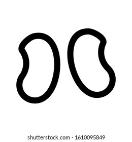 peanuts icon isolated sign symbol vector illustration - high quality black style vector icons
