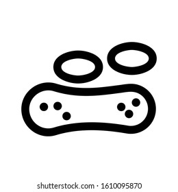 peanuts icon isolated sign symbol vector illustration - high quality black style vector icons
