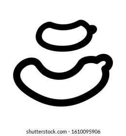 peanuts icon isolated sign symbol vector illustration - high quality black style vector icons
