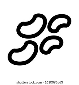 peanuts icon isolated sign symbol vector illustration - high quality black style vector icons
