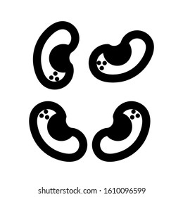 peanuts icon isolated sign symbol vector illustration - high quality black style vector icons

