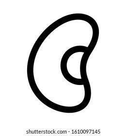 peanuts icon isolated sign symbol vector illustration - high quality black style vector icons
