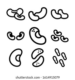 peanuts icon isolated sign symbol vector illustration - Collection of high quality black style vector icons
