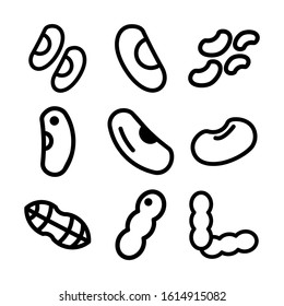 peanuts icon isolated sign symbol vector illustration - Collection of high quality black style vector icons
