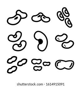 peanuts icon isolated sign symbol vector illustration - Collection of high quality black style vector icons
