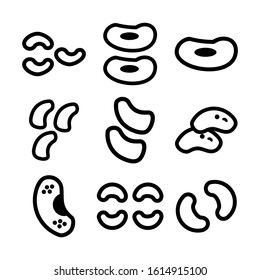 peanuts icon isolated sign symbol vector illustration - Collection of high quality black style vector icons
