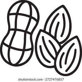 Icono de fuente de proteína de cacahuetes
