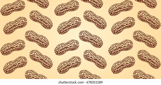 Peanuts in shell. Texture