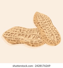 Cacahuetes en conchas de varias formas.