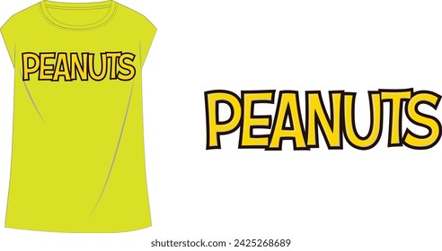 Peanuts t-shirt and apparel design