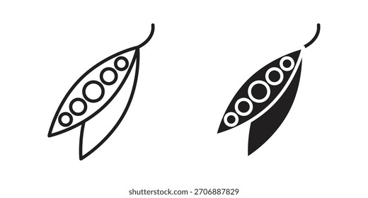 Colección de iconos de Peapod. iconos simples modernos para el Web