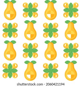 Fondo perecedero con símbolo geométrico abstracto de fruta, hoja, gotas de jugo. Signo creativo moderno, logo de la fruta. Textos, adornos para papel, papel pintado, etiqueta, embalaje, textil, tela