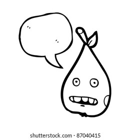 pear cartoon