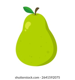 Pear cartoon. Cute fruit illustration. Health food vector. Can be used for  wallpaper and sticker