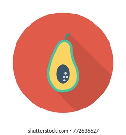 pear circle flat 