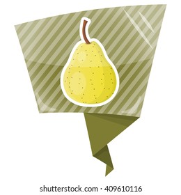 Pear colorful icon