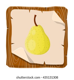 Pear colorful icon