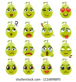 Pear Emoji Emoticon Expression