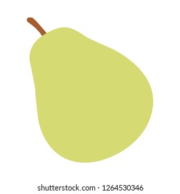 Pear emoji vector