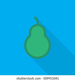 pear flat icon illustration isolated vector sign symbol 