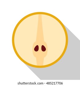 pear flat icon. You can be used pear icon for several purposes like: websites, UI, UX, print templates, promotional materials, info-graphics, web and mobile phone apps.