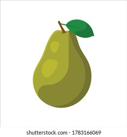 Pear Food 3d Realistic Food Icon Illustration Vector