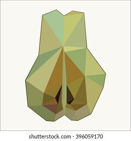 pear food art vector