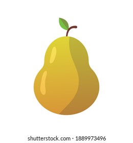 pear fresh delicious fruit isolated style icon vector illustration design