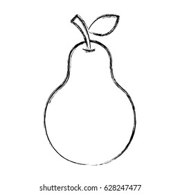 pear fresh fruit icon