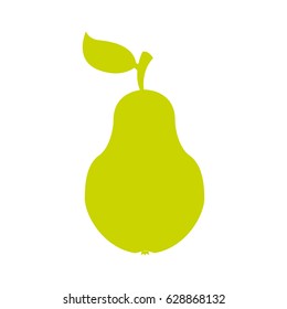 pear fresh fruit icon