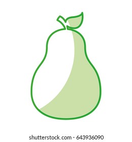 pear fresh fruit icon