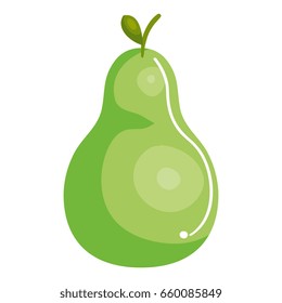 pear fresh fruit icon