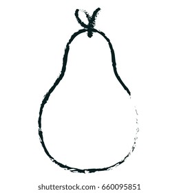 pear fresh fruit icon