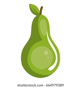 pear fresh fruit icon