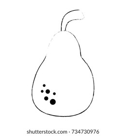 pear fresh fruit icon