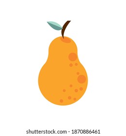 pear fresh fruit isolated icon vector illustration design