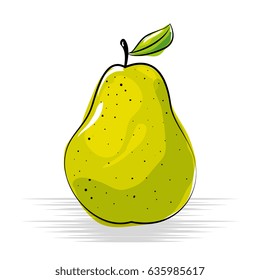 pear fresh and healthy fruit